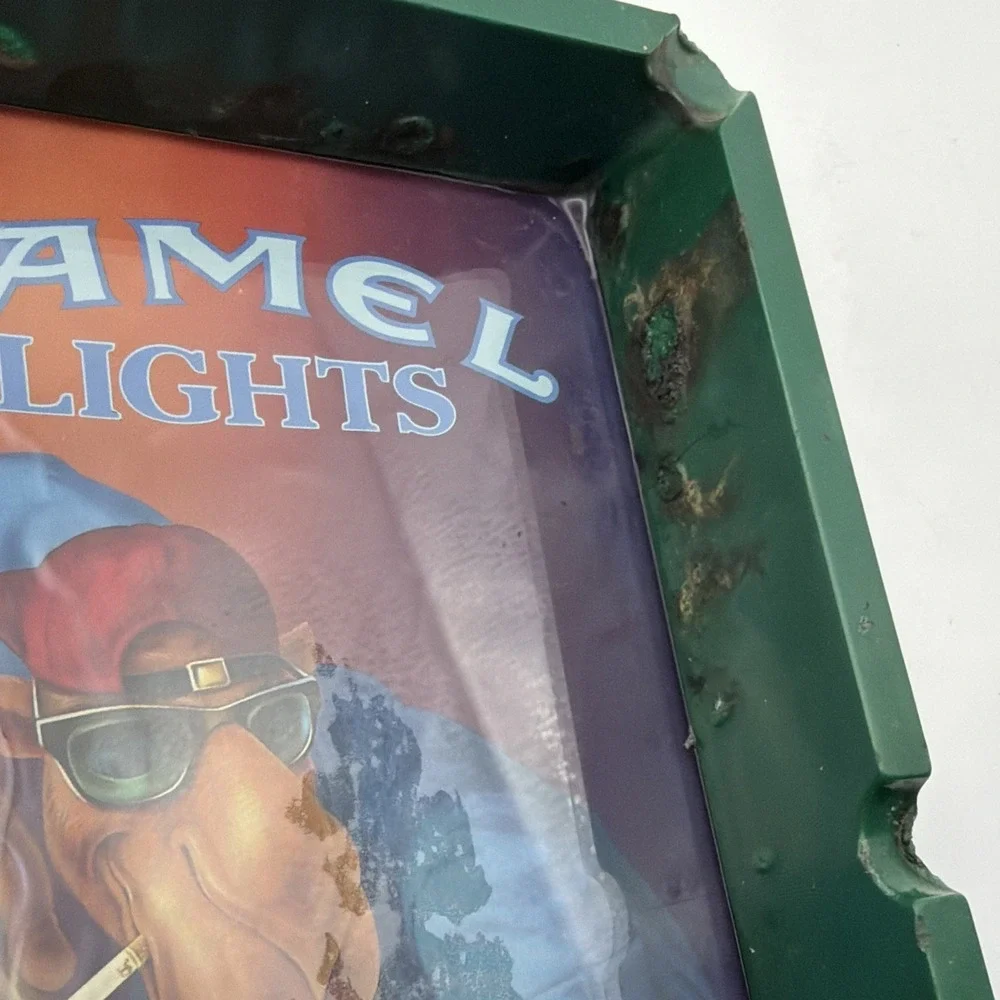 1992 Joe Camel Vintage Lights Pool Table Cigarette Ash Tray